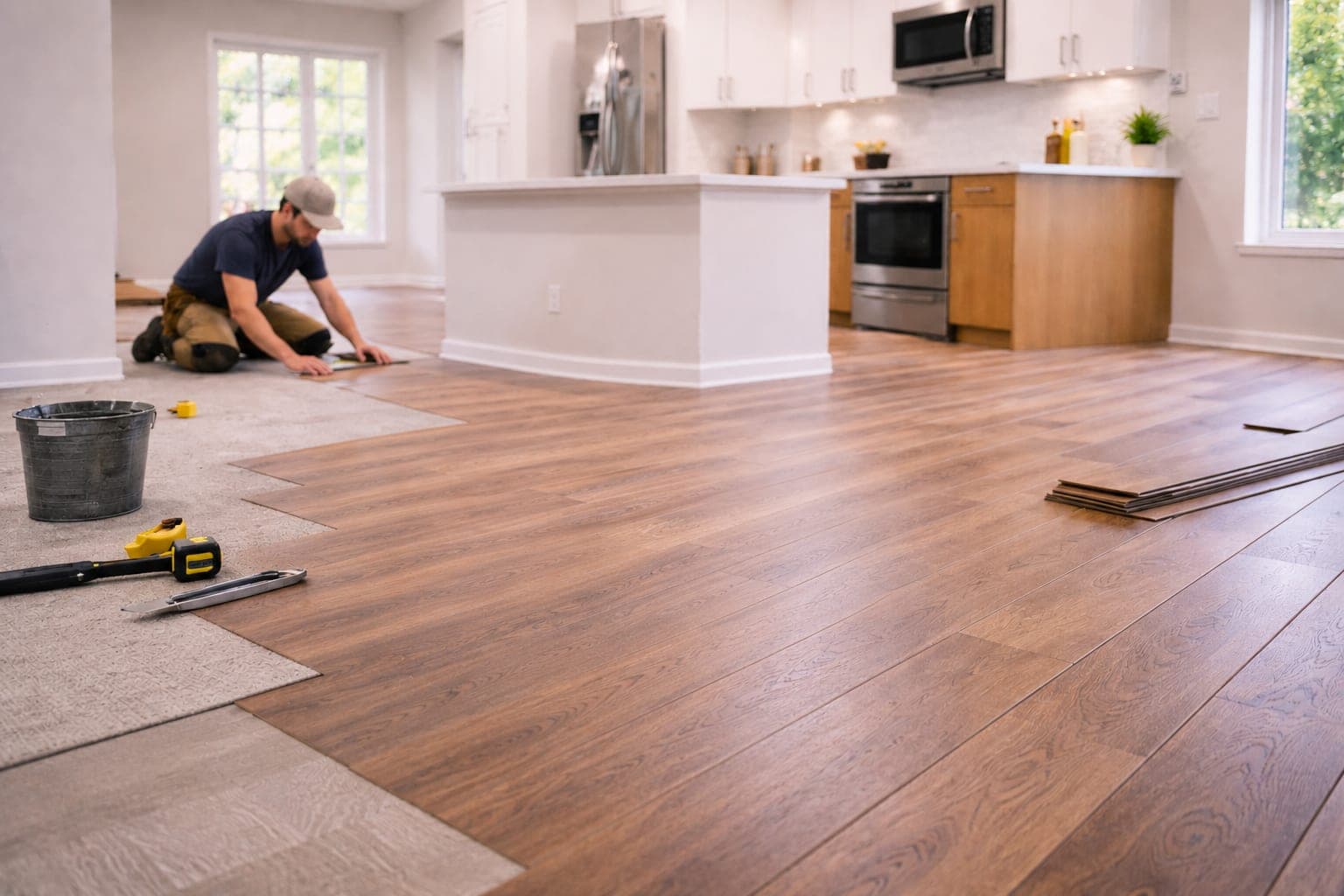 Flooring & Ceiling Work